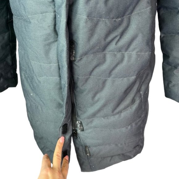 Columbia Omni-Shield Women's Long Down Puffer Gray Removable Hood Size Small - Picture 8 of 11